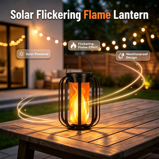 🏮 NU 50% KORTING! ☀️ Zonne-energie-lantaarn met flikkerende vlammen – Waterdicht & automatisch – Realistisch, warm licht, perfect voor terrassen, tuinen of paden – geen kabel nodig 🌙