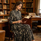 Women's Elegant Printed Tiered Maxi Dress