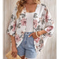 Women's Floral Print Loose Fit Cover Up Top