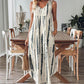 Elegante mouwloze maxi-jurk met V-hals voor dame