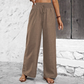 Casual damesbroek met hoge taille