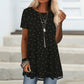 Casual tuniek voor dames met stippe