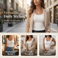 Slim fit mouwloze top voor dames: geribbelde cami met ingebouwde cups en kan