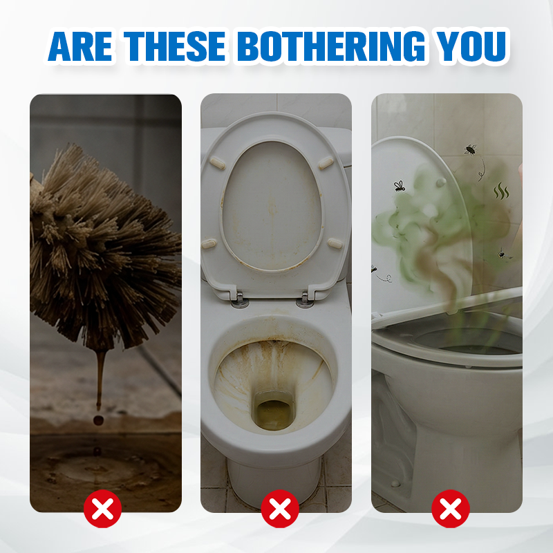 Toiletborstel met verwisselbare wegwerpkoppen – productafbeelding