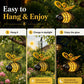 🐝 NU 50% KORTING! ☀️ Hanglamp voor in de auto op zonne-energie – Schattig bijenontwerp met hartvormige vleugels – Perfect voor in de tuin en in de auto 🌸
