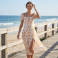 Soepel vallende boho-maxi-jur