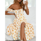 Soepel vallende boho-maxi-jur