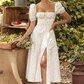 Soepel vallende boho-maxi-jur