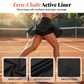 Tennisrok voor dames met hoge taille en zakken, in grote mate