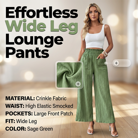 👖 50% KORTING! 🌸 Casual effen wijde damesbroek – Licht, luchtig en perfect voor dagelijks gebruik, thuiswerken of warme zomerdagen – comfortabel en veelzijdig te combineren