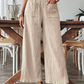 👖 50% KORTING! 🌸 Casual effen wijde damesbroek – Licht, luchtig en perfect voor dagelijks gebruik, thuiswerken of warme zomerdagen – comfortabel en veelzijdig te combineren