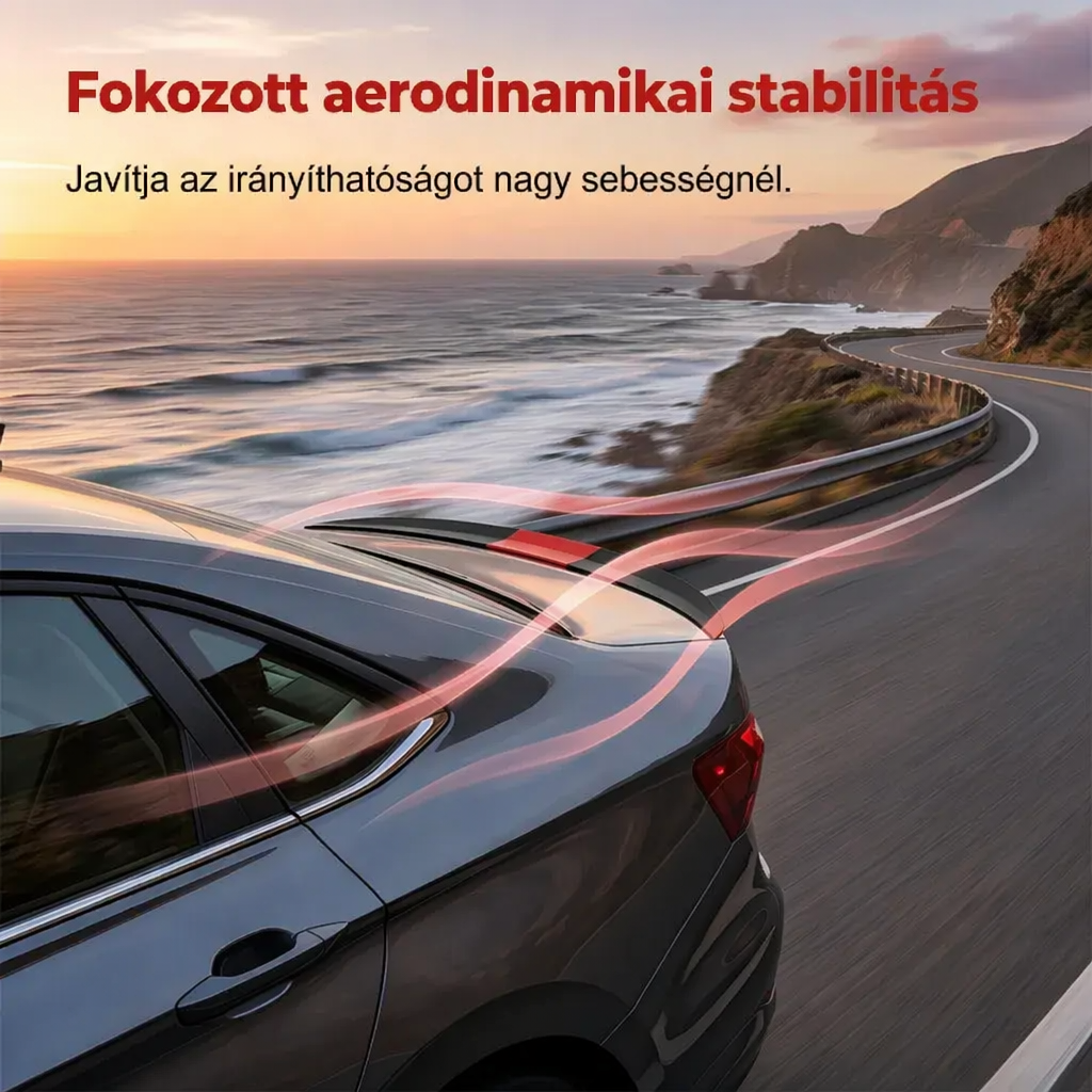 🚗🛠️ Verbeter het uiterlijk en de stabiliteit van uw auto –💨 Universele achterspoiler met montage zonder boren – Na ontvangst betalen ✨