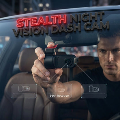 Verborgen dashcam met nachtzich