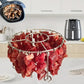 Ronde Roestvrijstalen Ovengrill Met Spiesen – Perfect Voor Gyros, Kebab & Vlees