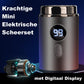 Krachtige Mini Elektrische Scheerset met Digitaal Display voor Mannen
