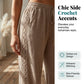 Casual broek met rechte pijpen voor dames