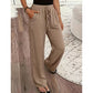 Casual broek met rechte pijpen voor dames