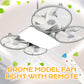 E27-drone-modelventilatorklamp met 3 snelheden en afstandsbedienin