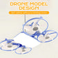 E27-drone-modelventilatorklamp met 3 snelheden en afstandsbedienin