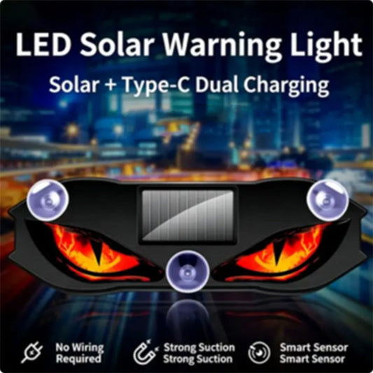 ⏳Tijdelijke aanbieding: 50% korting⏰LED-waarschuwingslamp voor in de auto op zonne-energie🚗🔆