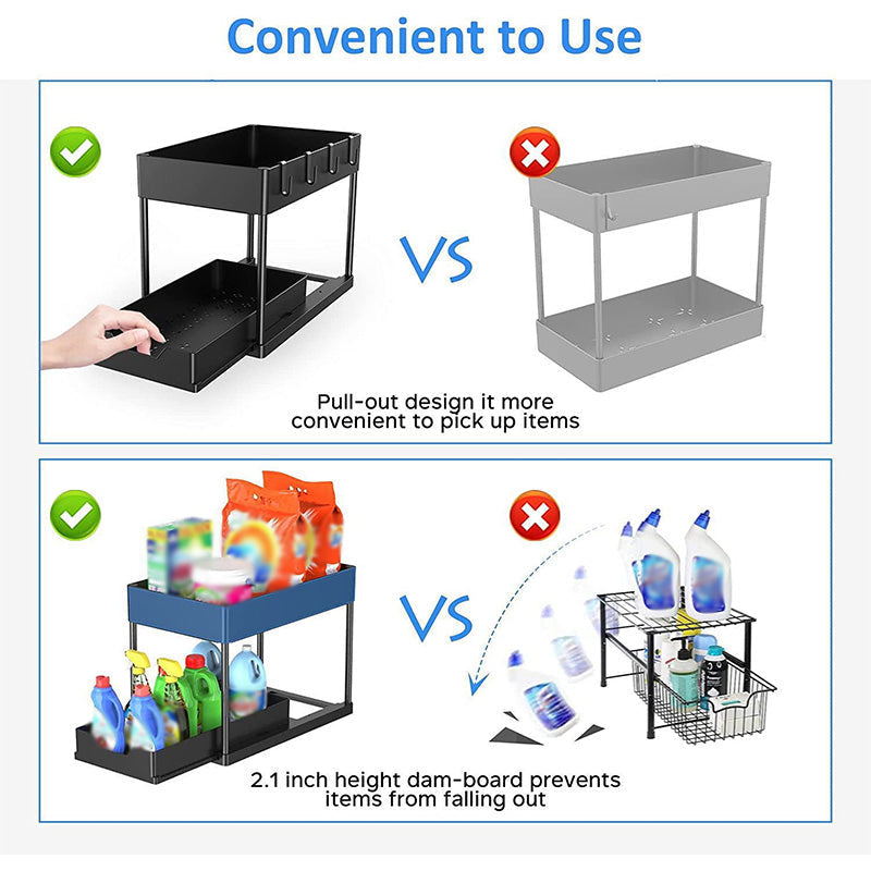 Uitschuifbare Organizer voor onder de Gootsteen – productafbeelding