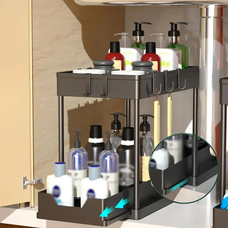 Uitschuifbare Organizer voor onder de Gootsteen – productafbeelding