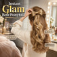 Ponytail met instant glam-stri