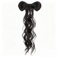 Ponytail met instant glam-stri