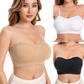 Draadloze bandeau-bh voor dames met afneembare bandje