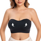 Draadloze bandeau-bh voor dames met afneembare bandje