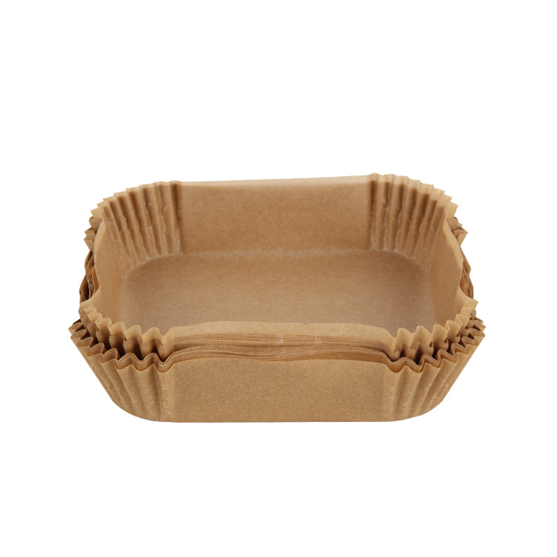 Wegwerpbare bakpapierbakjes voor airfryer – productafbeelding