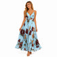 🌺 NIEUWE AANWINST 👗 Maxi-jurk met bloemenprint voor dames – dunne, verstelbare bandjes, soepel vallend silhouet & zomerse elegantie ✨