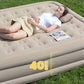🛏️ 50% KORTING! 💨 Draagbaar luchtbed met ingebouwde pomp – Ingebouwde pomp, compacte verpakking & snel op te zetten – Ideaal voor kamperen, logees & reizen