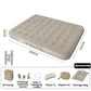 🛏️ 50% KORTING! 💨 Draagbaar luchtbed met ingebouwde pomp – Ingebouwde pomp, compacte verpakking & snel op te zetten – Ideaal voor kamperen, logees & reizen