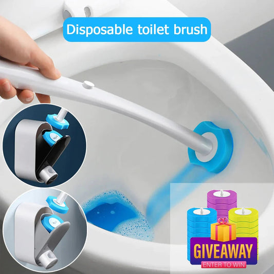 🔥IN DE AANBIEDING 49% KORTING -- Wegwerp-toiletborste