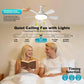 Ventilatorlamp met fitting en afstandsbediening