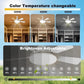 Ventilatorlamp met fitting en afstandsbediening