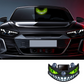 🔥 50% KORTING! 😈 Solar LED-waarschuwingslampje voor de auto „Teufelssauge“ ✨ Trillingssensor, opladen via USB en zonne-energie, universeel voor personenauto’s en vrachtwagens