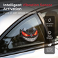 🔥 50% KORTING! 😈 Solar LED-waarschuwingslampje voor de auto „Teufelssauge“ ✨ Trillingssensor, opladen via USB en zonne-energie, universeel voor personenauto’s en vrachtwagens
