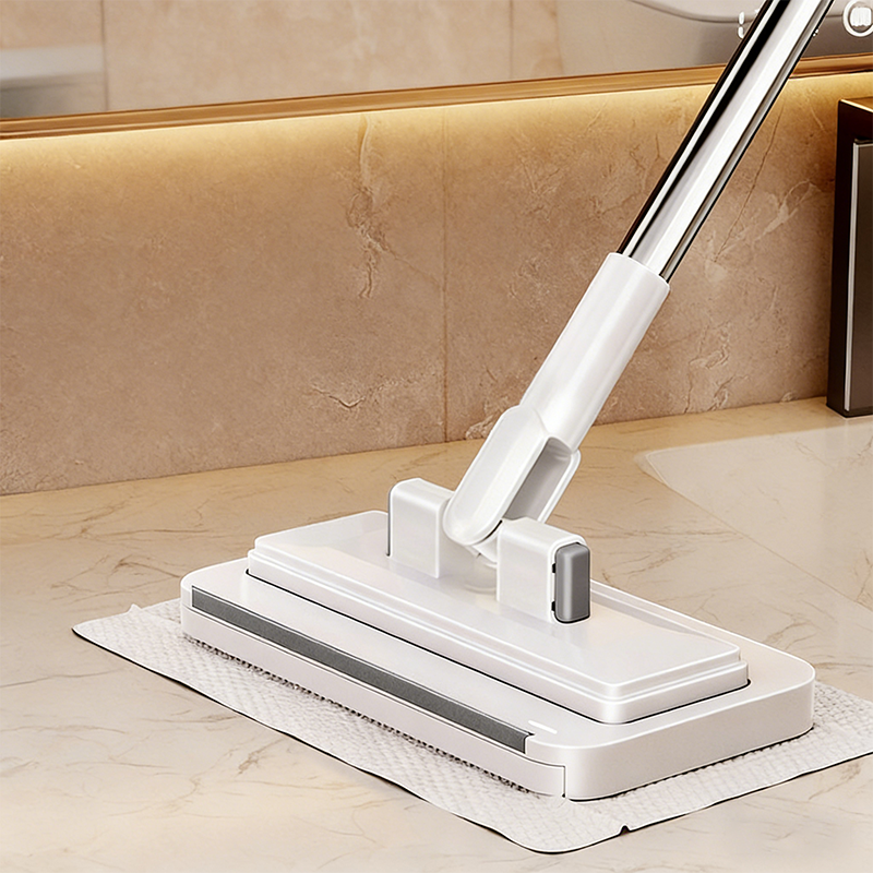 Platte mop met doekklemsysteem – productafbeelding