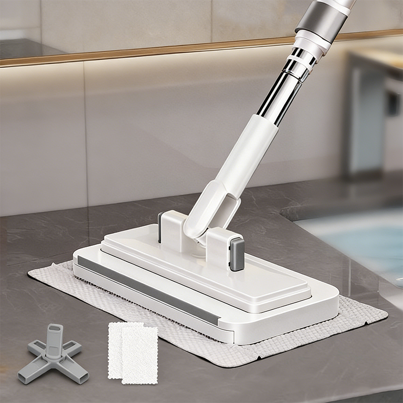 Platte mop met doekklemsysteem – productafbeelding