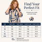 Damesjurk met knopen en geometrische print