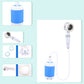 Draagbare douche voor op de camping met waterpom