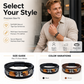 Gevlochten armband van PU-leer – productafbeelding