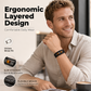 Gevlochten armband van PU-leer – productafbeelding