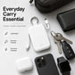 3-in-1 mini-powerbank voor aan de sleutelbos met twee kabels