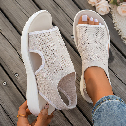 💥Orthopedische zomersandalen met een dikke zool en open teen voor dame