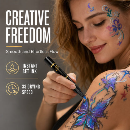 🔥 Heute -50 %! 🎨 10-Farben Body-Art-Stift-Set – hautfreundlich & kreative Designs für jeden Anlass