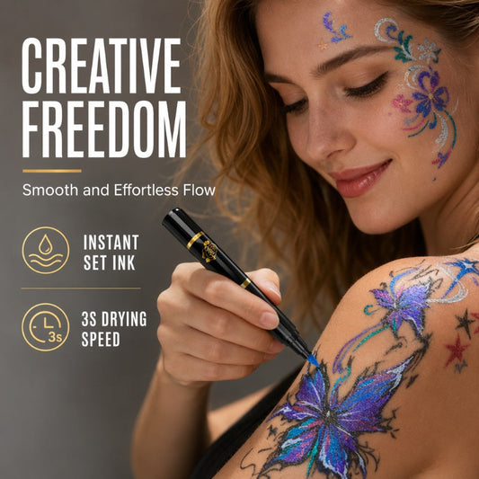 🔥 Vandaag 50 % korting! 🎨 Set van 10 bodypaint-stiften – huidvriendelijk & creatieve ontwerpen voor elke gelegenhei