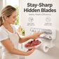 🧲 3-in-1 keukenrolhouder – met snijder, magnetisch of kleefstrip, geen boren, past op elke koelkast.